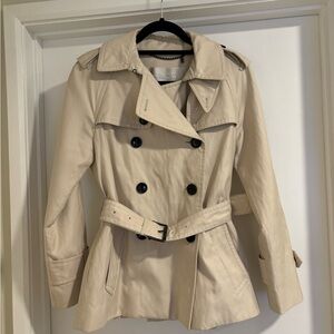 NWOT COACH Trench Rain Coat Size Small Petite